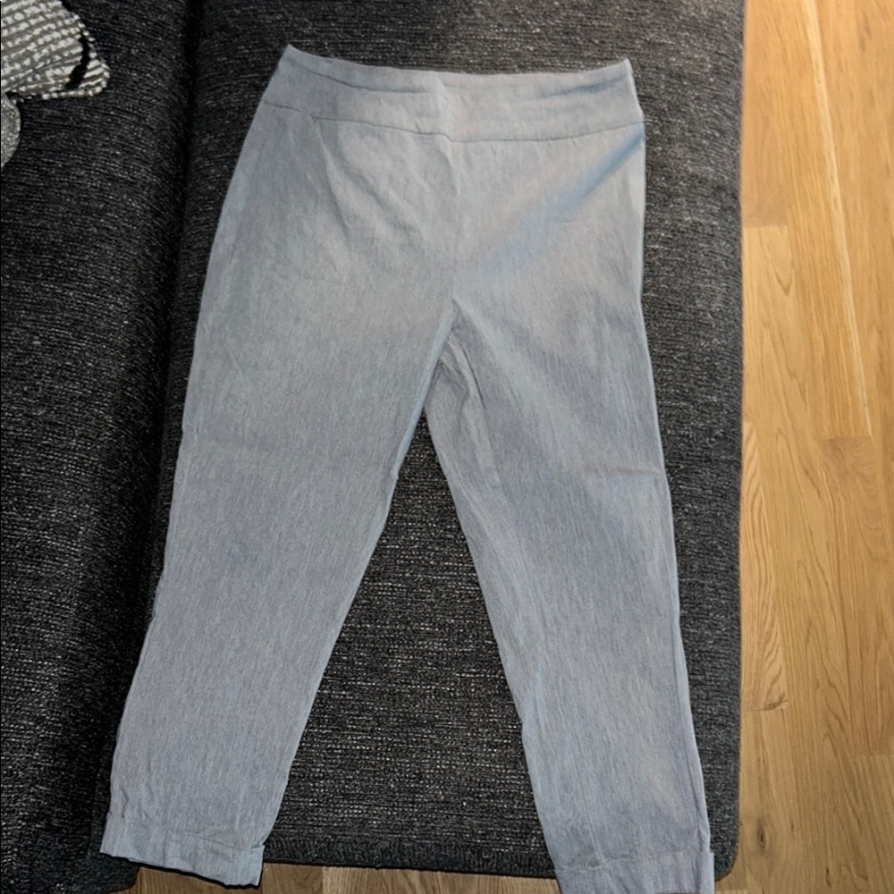 Tribal Heather Gray Casual Pants